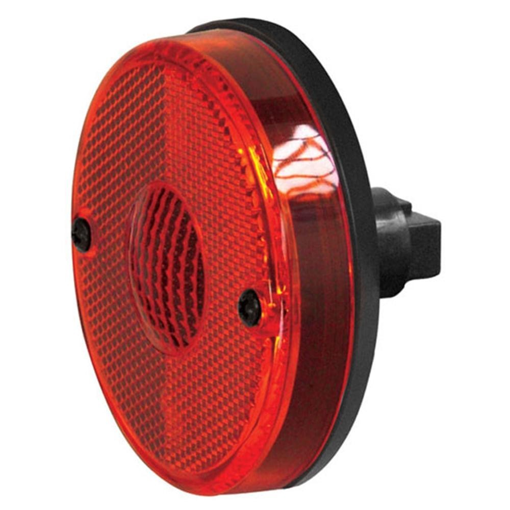 Lanterna Lateral Led Vermelha Caminhão 12V/24V 85mm Blindada em Oferta na Shopee