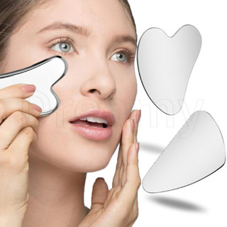 Tábua De Raspagem Gua Sha De Aço Inoxidável-Raspador Guasha Muscular SPA-Meridiana-Face Lift Anti-Aging-Massajador De Ponto De Acupuntura-Ferramenta De Cuidados De Beleza em Oferta na Shopee