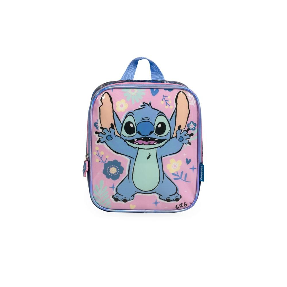 Lancheira Térmica Infantil Feminina Stitch Rosa em Oferta na Shopee
