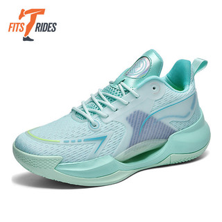 Tênis De Basquete Verde Feminino Masculino Leve e Respirável Tênis de Vôlei Antiderrapante