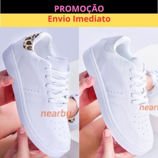 🎯 Tênis Branco Plataforma Premium - Perfeito para Qualquer Ocasião! 🎯 em Oferta na Shopee