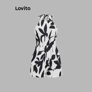 Lovito Blusa Boho Tribal Print Lace Up para mulheres L114AD086 em Oferta na Shopee