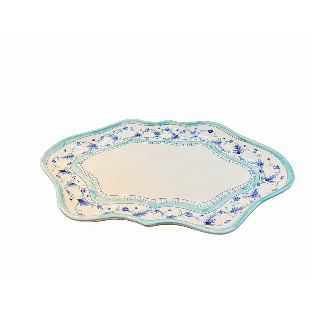 CENTRO DE MESA DECOR ONDULADO SICILIA LUIZ SALVADOR 60CM