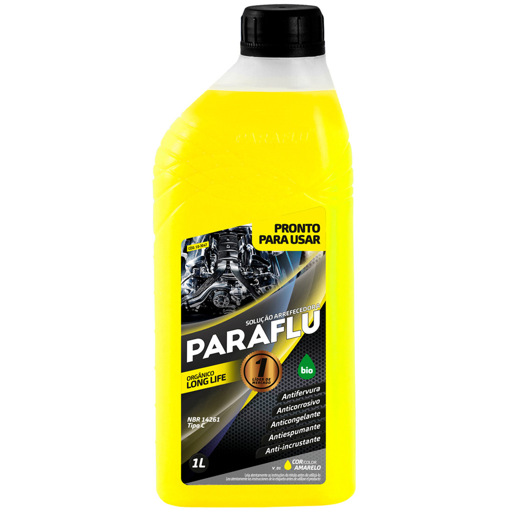 Aditivo Para Radiador Bio orgânico Pronto uso Fluido Long Life Amarelo 1 Litro - Paraflu 10-3047 em Oferta na Shopee