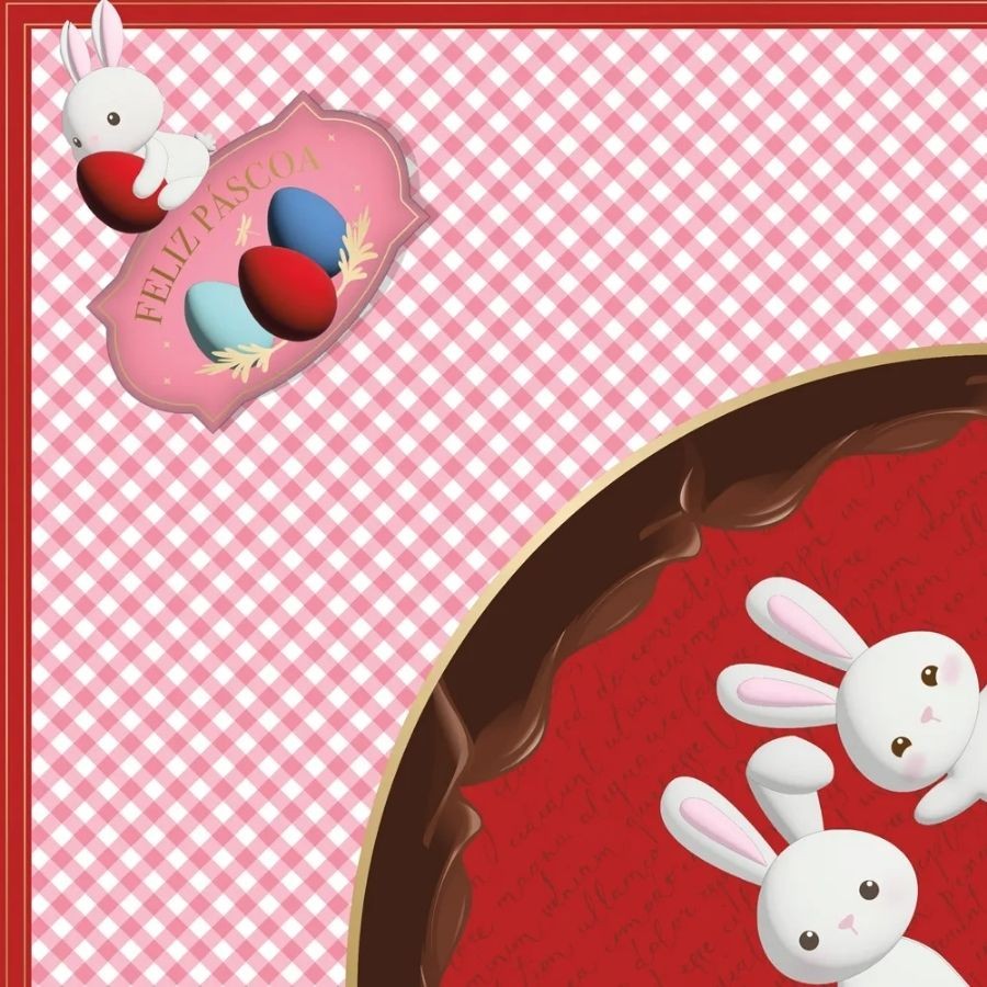 Saco Express 24x24cm para Ovos de 100g a 150g - Contos Páscoa Rosa - 5 unidades - Cromus - Rizzo em Oferta na Shopee