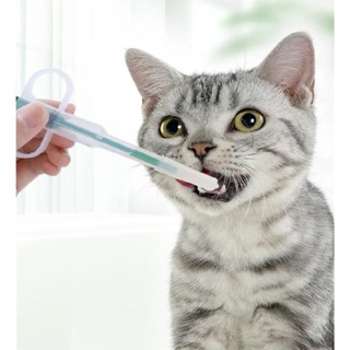 Aplicador De Remédio Comprimido Em Formato De Seringa Para Gatos E Cães Pet em Oferta na Shopee