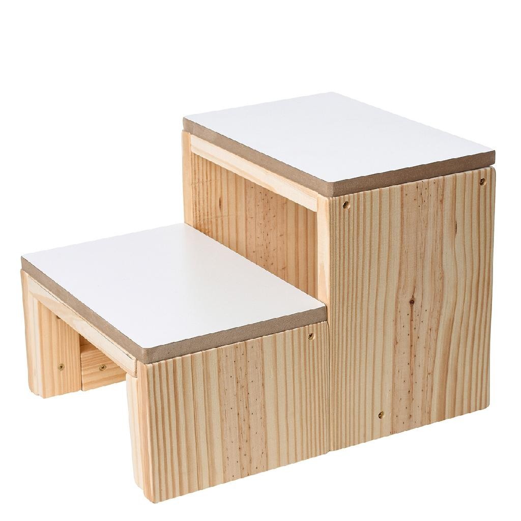 Escada Escadinha 2 Degraus Maca Estética Hospitalar 150 Kg em Oferta na Shopee