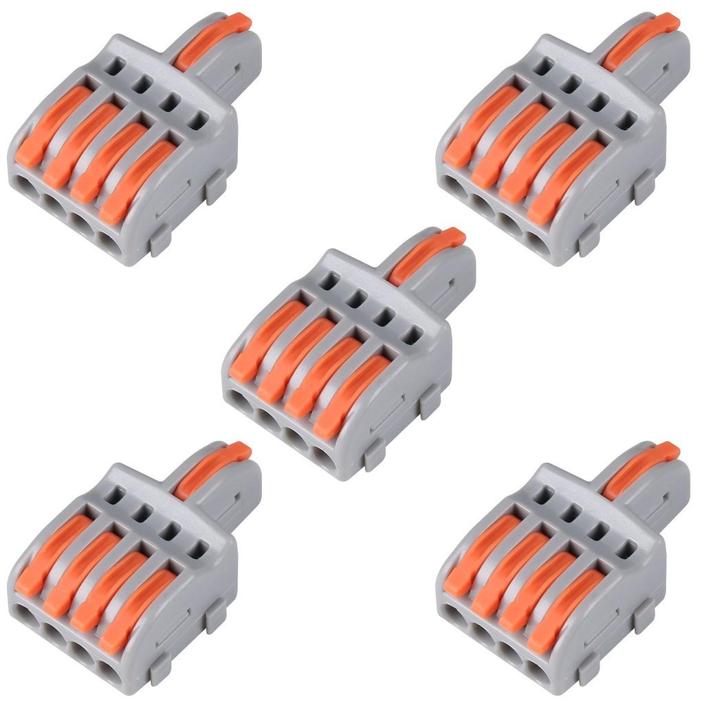 Kit 5x Conector Derivador 1:4 1,5mm a 4mm 073734 InterNEED