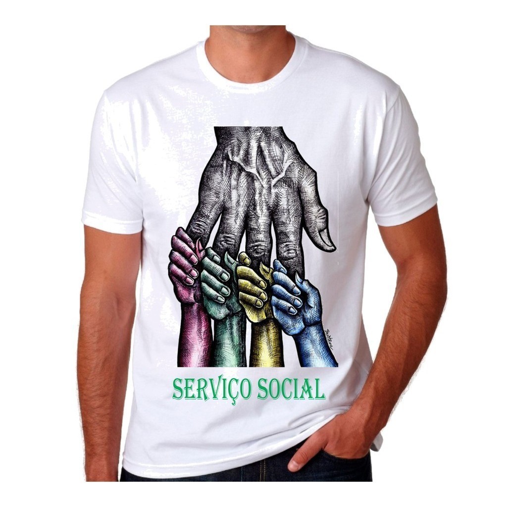 Camisa Camiseta  Serviço Social Blusa T-shirt 683 SH. CP Assistente Social