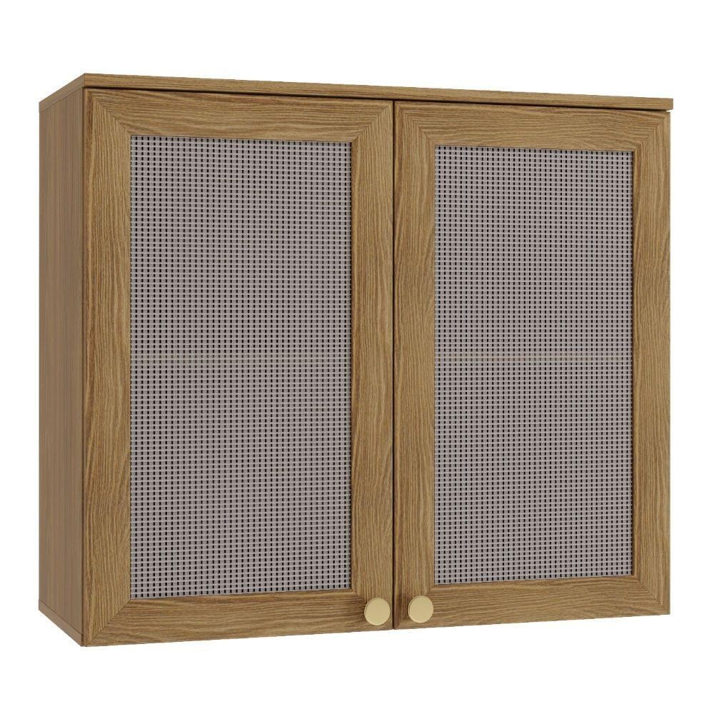 Armário Aéreo Duas Portas Botanic Kappesberg 70x80x34cm em Oferta na Shopee