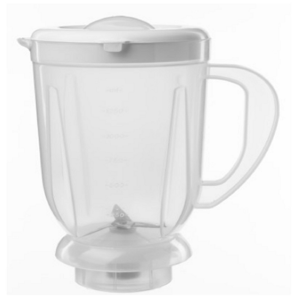 Copo Liquidificador Arno Auto Clean tampa branca translucido - M001