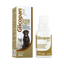 Glicopan Pet Vetnil Suplemento para Cães e Gatos - 30ml