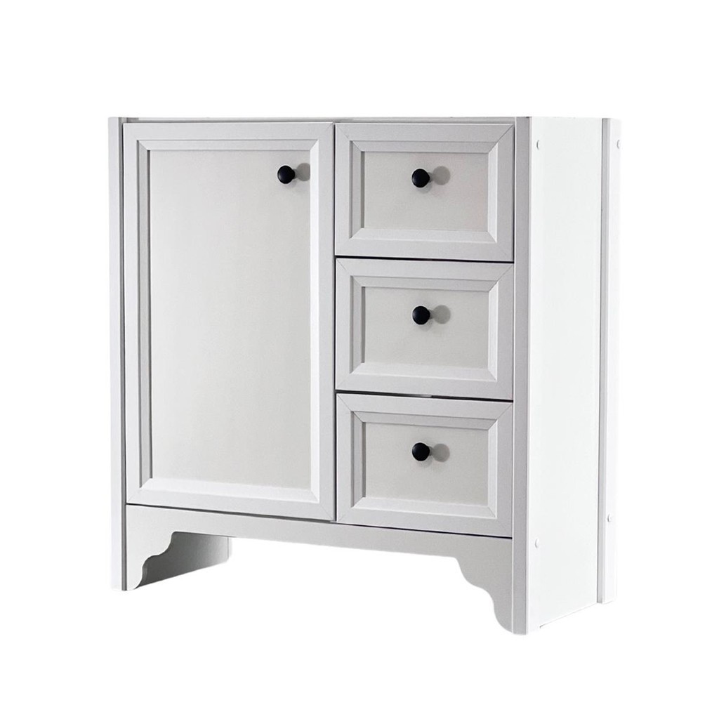 Gabinete Armário Banheiro Ditália 1Pt 3Gav BN-05 em Oferta na Shopee