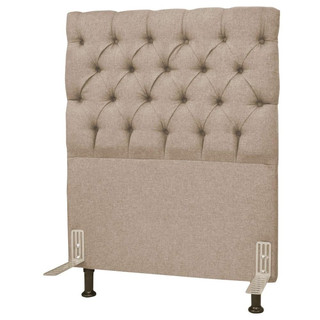 Cabeceira Cama Box Solteiro 90cm Cristal Linho Bege - JS Móveis em Oferta na Shopee