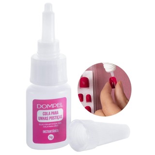 Cola De Tips Secagem Rápida P/ Unhas Postiças Extra Forte 5G em Oferta na Shopee