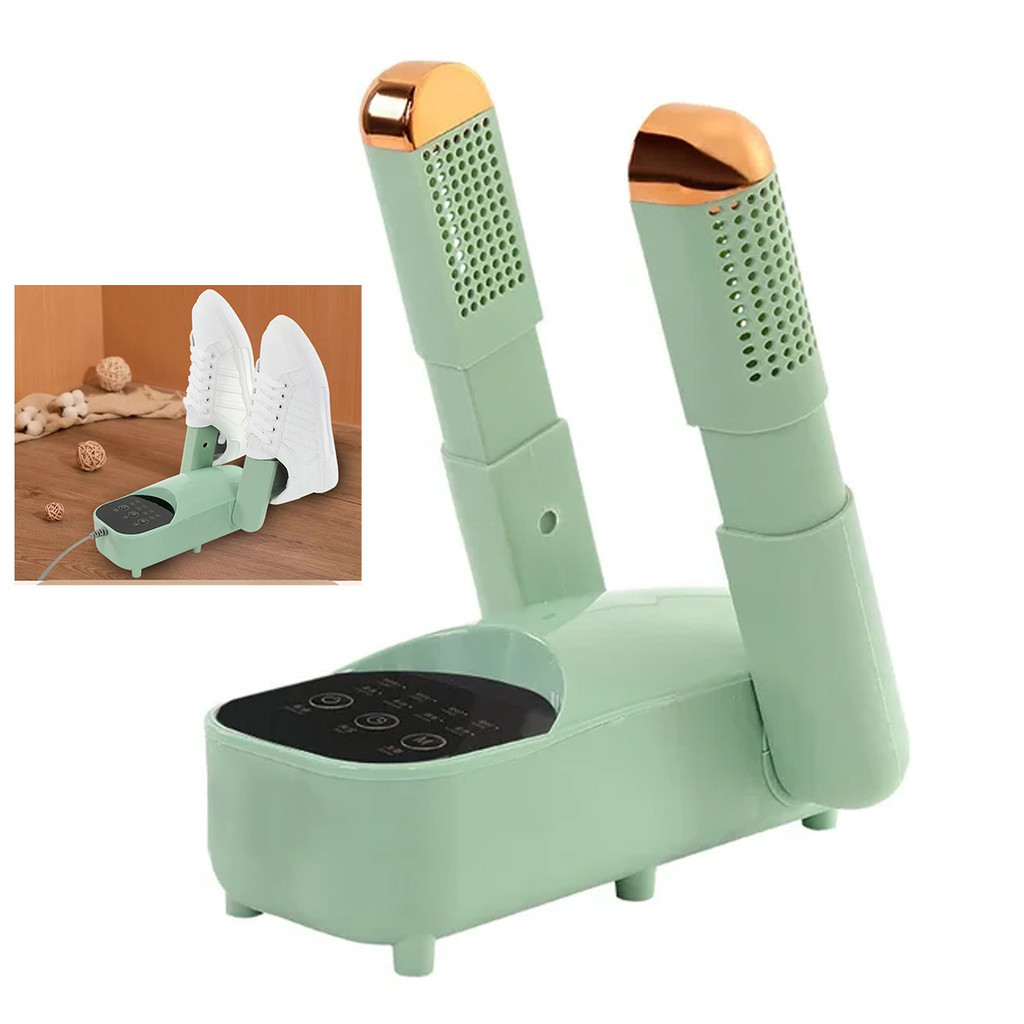 Secador de Tenis Sapato Aparelho Eletrico Calçado Bota Meia Multitemperatura Temporizador Higiene Previne Odor