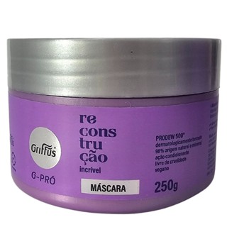 Máscara Capilar Reconstrução Incrível Vegano G-Pró Griffus 250g em Oferta na Shopee