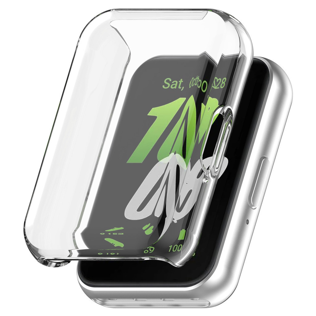 2 Em 1 Bracelete De Silicone Para Samsung Galaxy Fit 3 Braceletes De Relógio Fit3 SM-R390 Com Capa Protetora — imagem 2 de 2