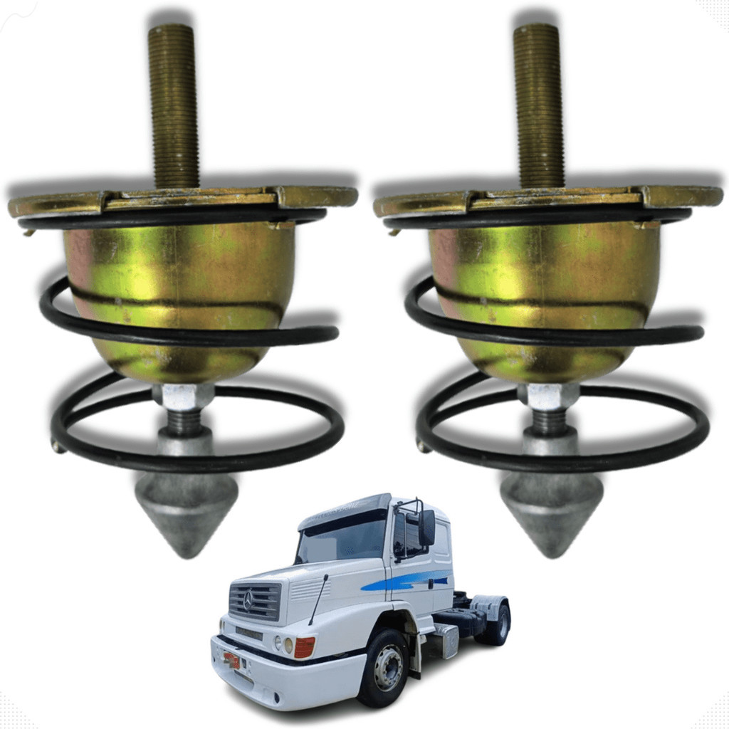 2 Pino do Capô Com Mola Caminhão Mercedes Benz 1218 1630 de 1990 Até 2000