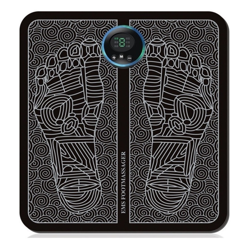 Massageador Tapete Pulso Elétrico Perna Pés Ems Almofada Pé