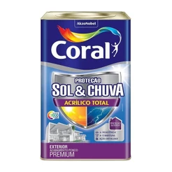 Tinta Acrílica Premium Coral Sol e Chuva 18L