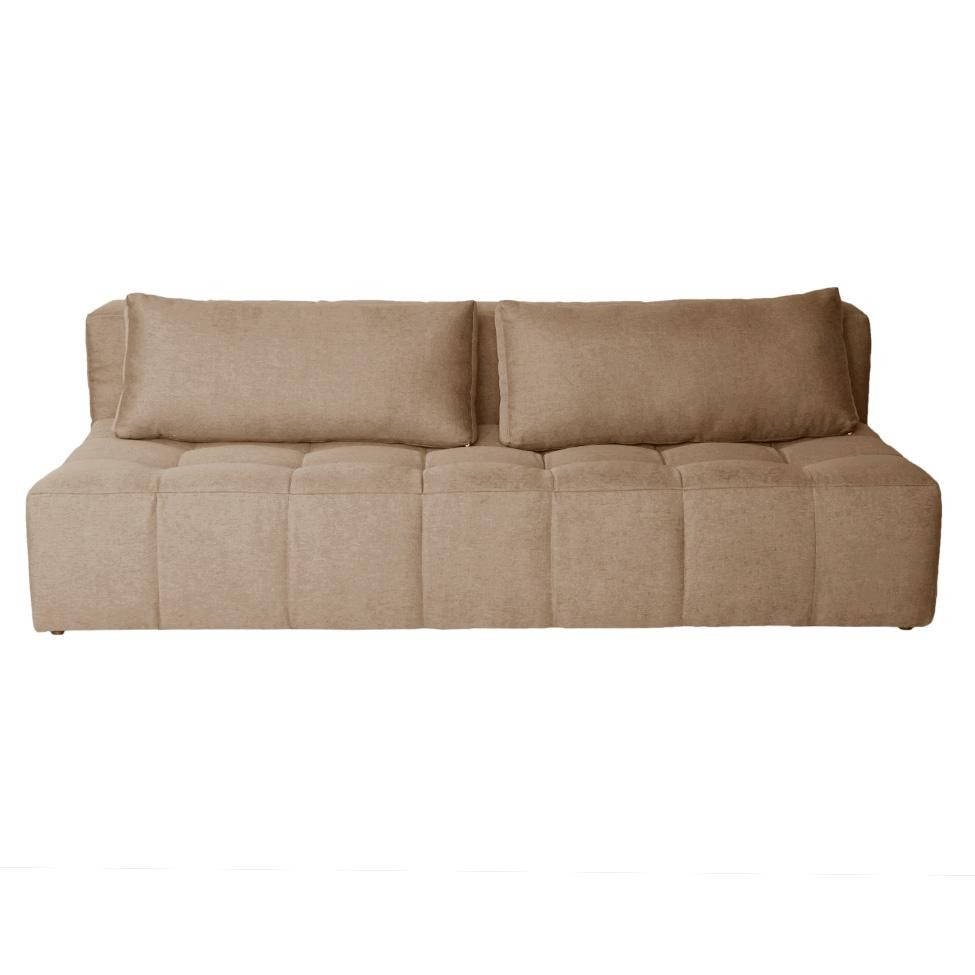 Sofá 3 Lugares Modular Soho Linho Bege em Oferta na Shopee