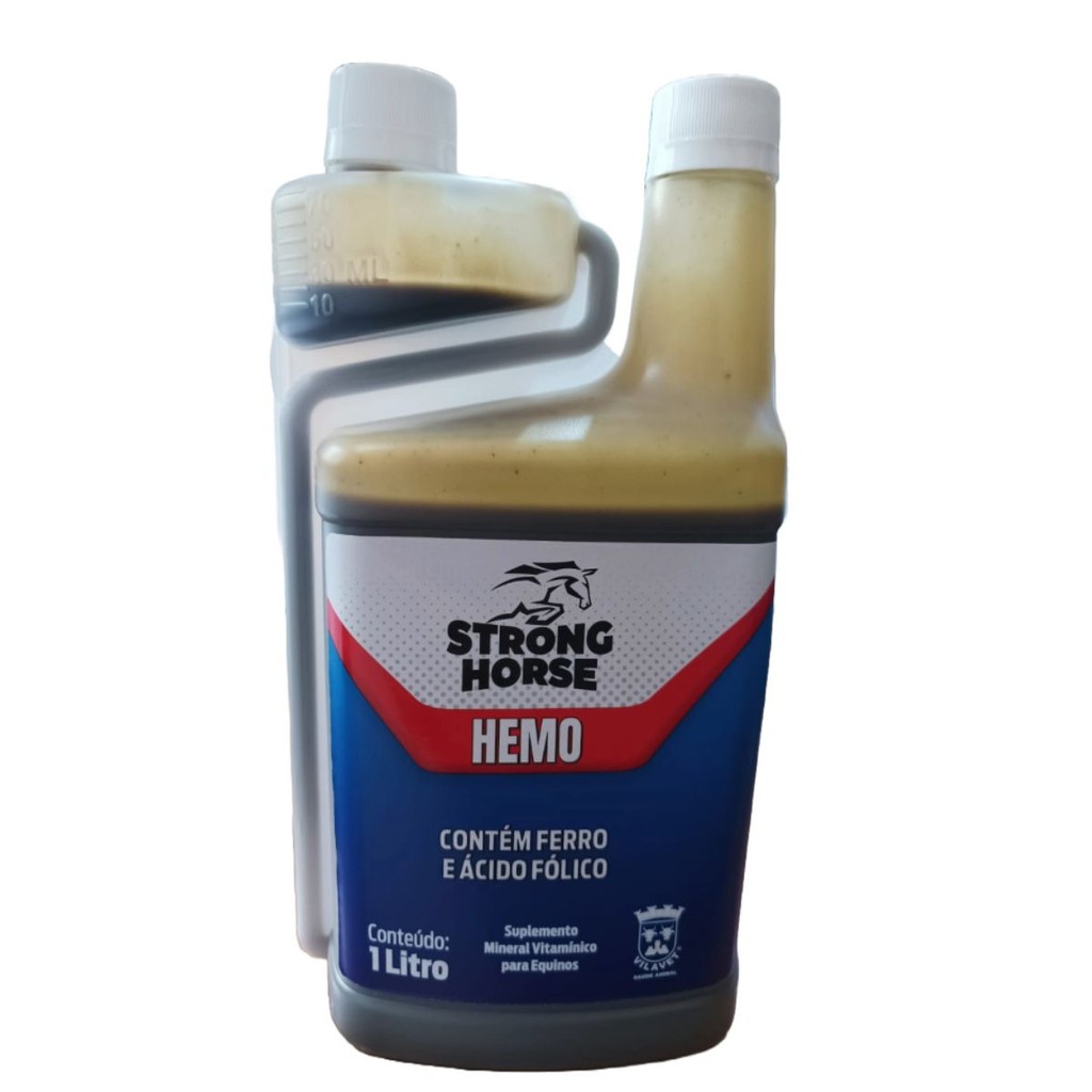 STRONG HORSE HEMO SUPLEMENTO VITAMINICO PARA EQUINOS 1L