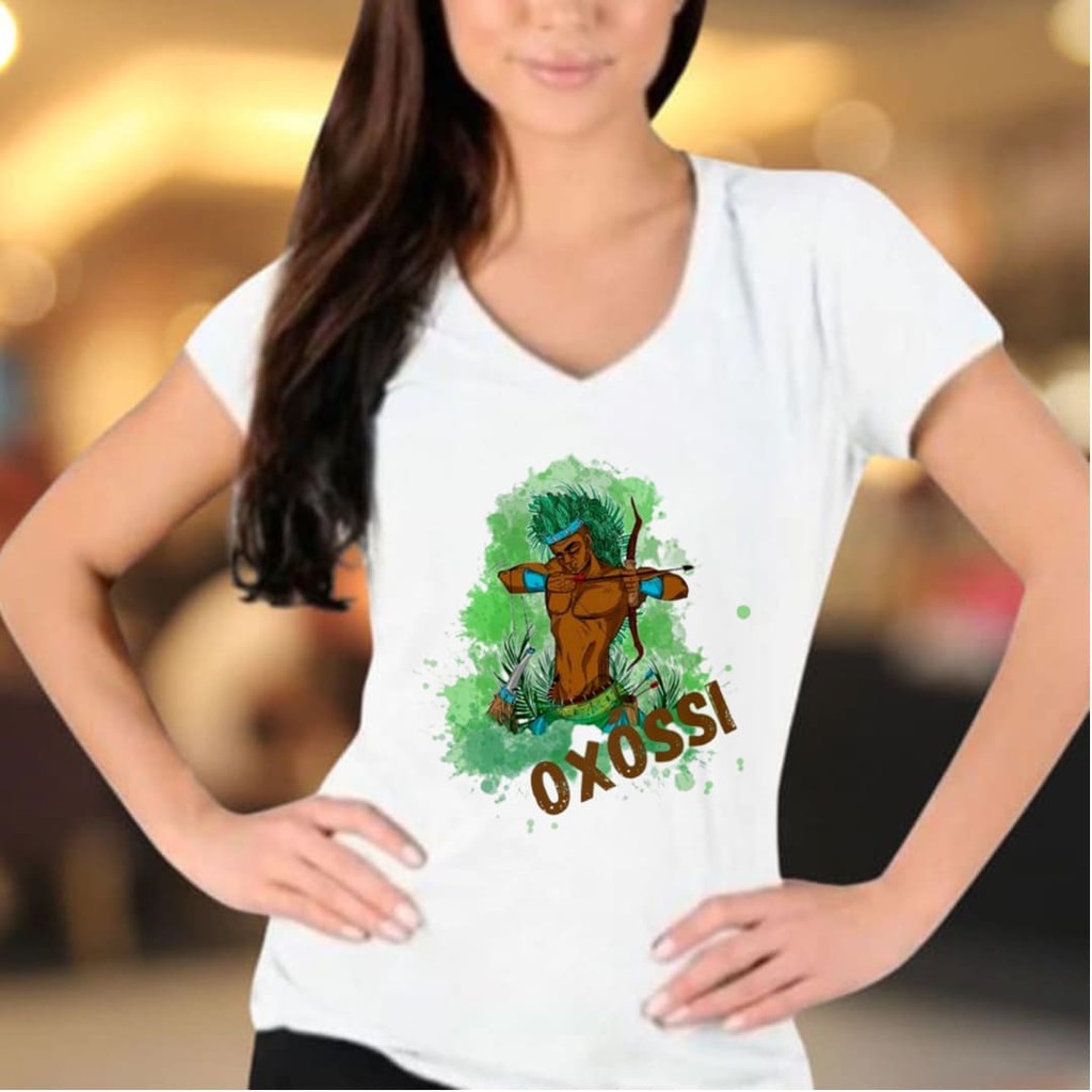 BabyLook Umbanda Oxossi l - Umbanda Candomblé - Camiseta Feminina