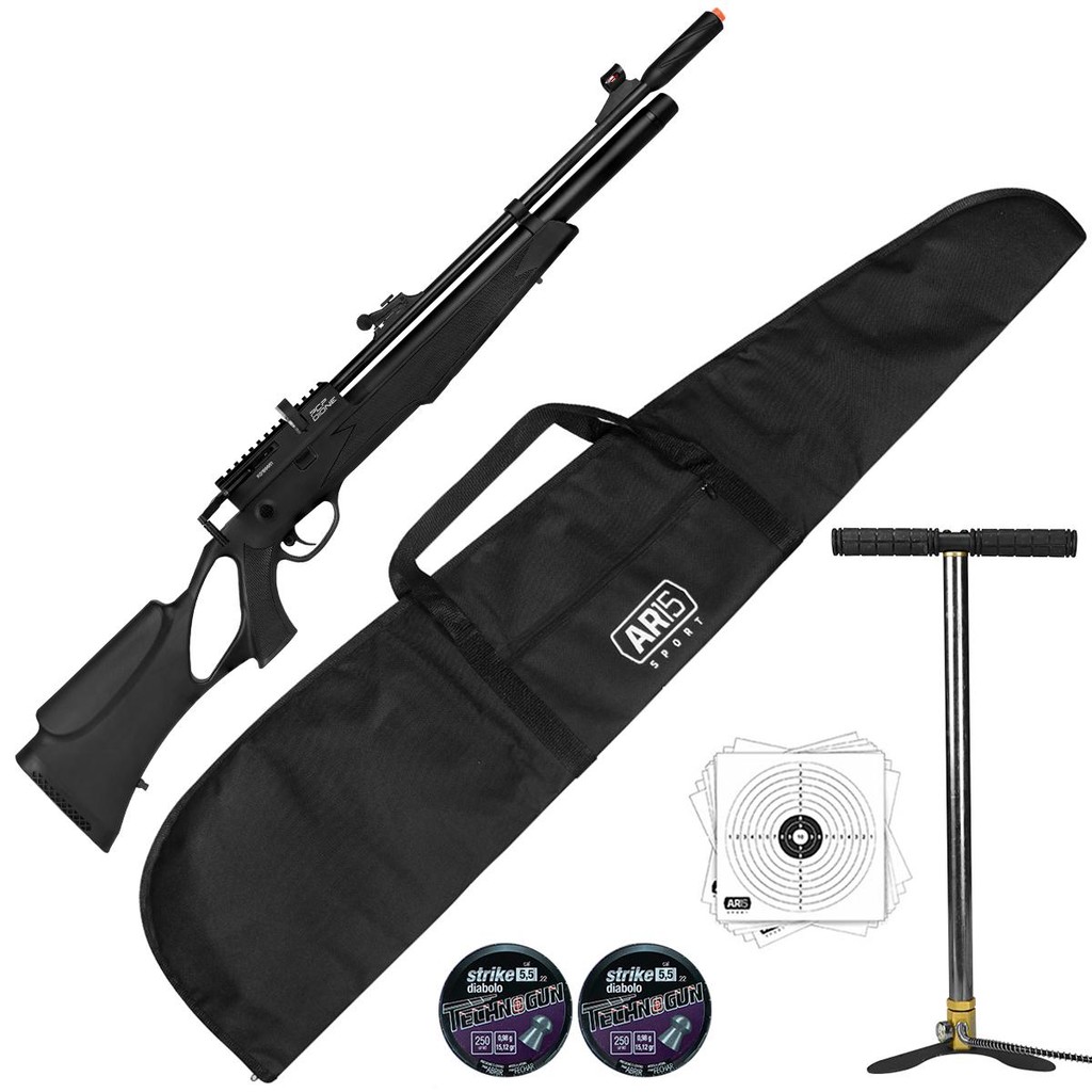 Carabina PCP Rossi Dione Calibre 5.5mm + Bomba Manual Fixxar