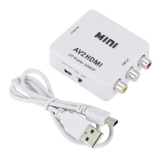 Mini Adaptador Conversor Entrada Av2 Rca Saída Hdmi em Oferta na Shopee