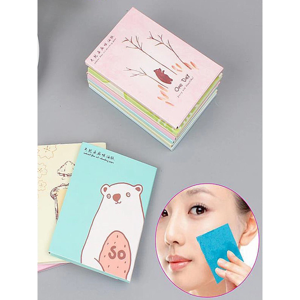 Lenços Facial Removedor De Oleosidade Para Rosto Antibrilho 50 Uni Estampa Sortido