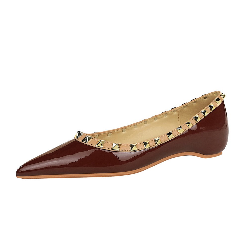 Imagem Em estoque Sapatos de Salto Alto Femininos Bigtree 533-5 Estilo Coreano Primavera e Outono Novo Bico Fino Boca Rasa Deco