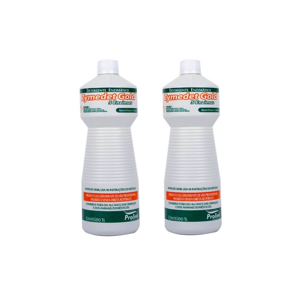 Kit 02 Detergente Enzimático Limpeza de Instrumental 5 Enzimas Prolink