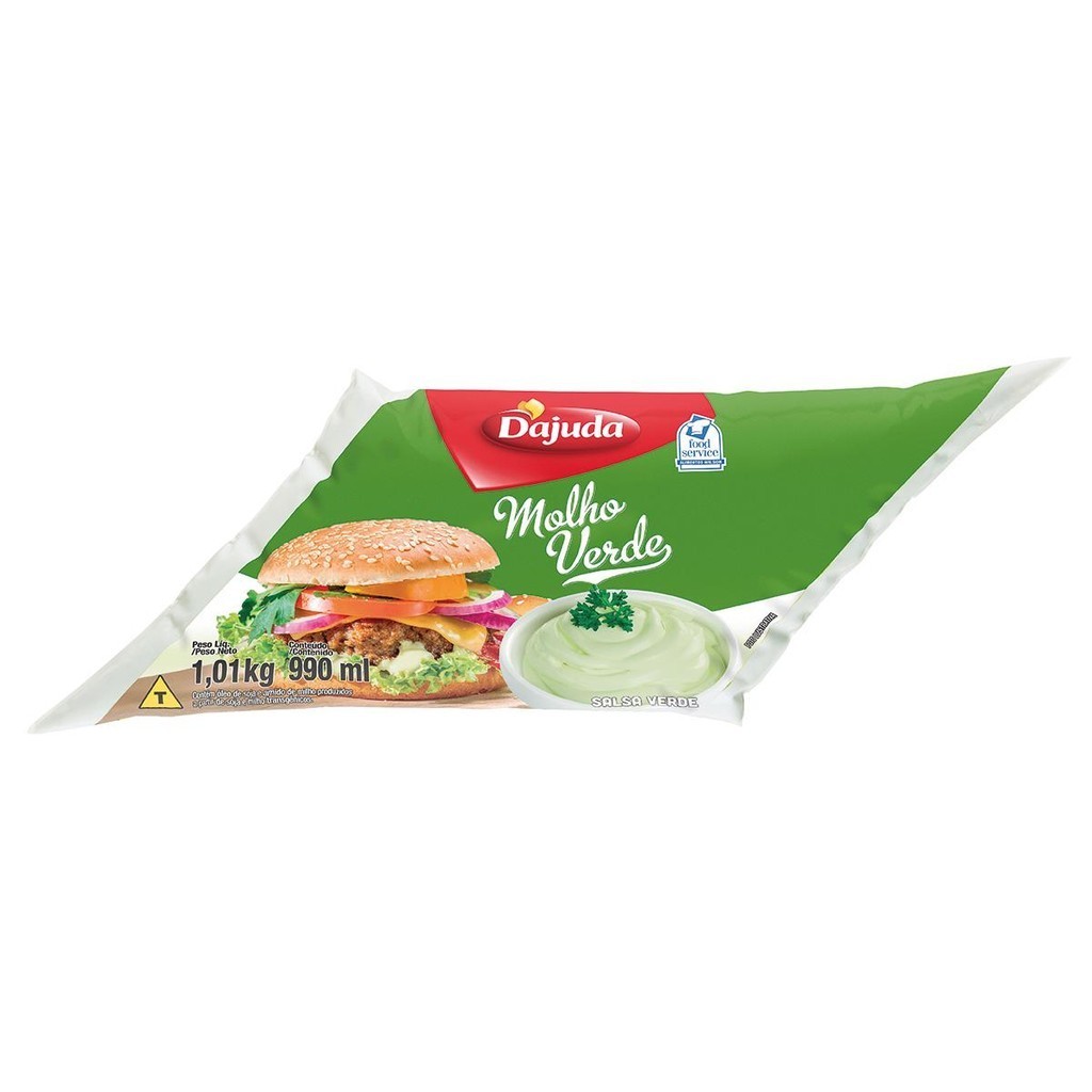 Maionese Verde Para Lanches Salada Lanchonete Restaurante Comércio Embalagem Econômica DAjuda 1 Kg em Oferta na Shopee