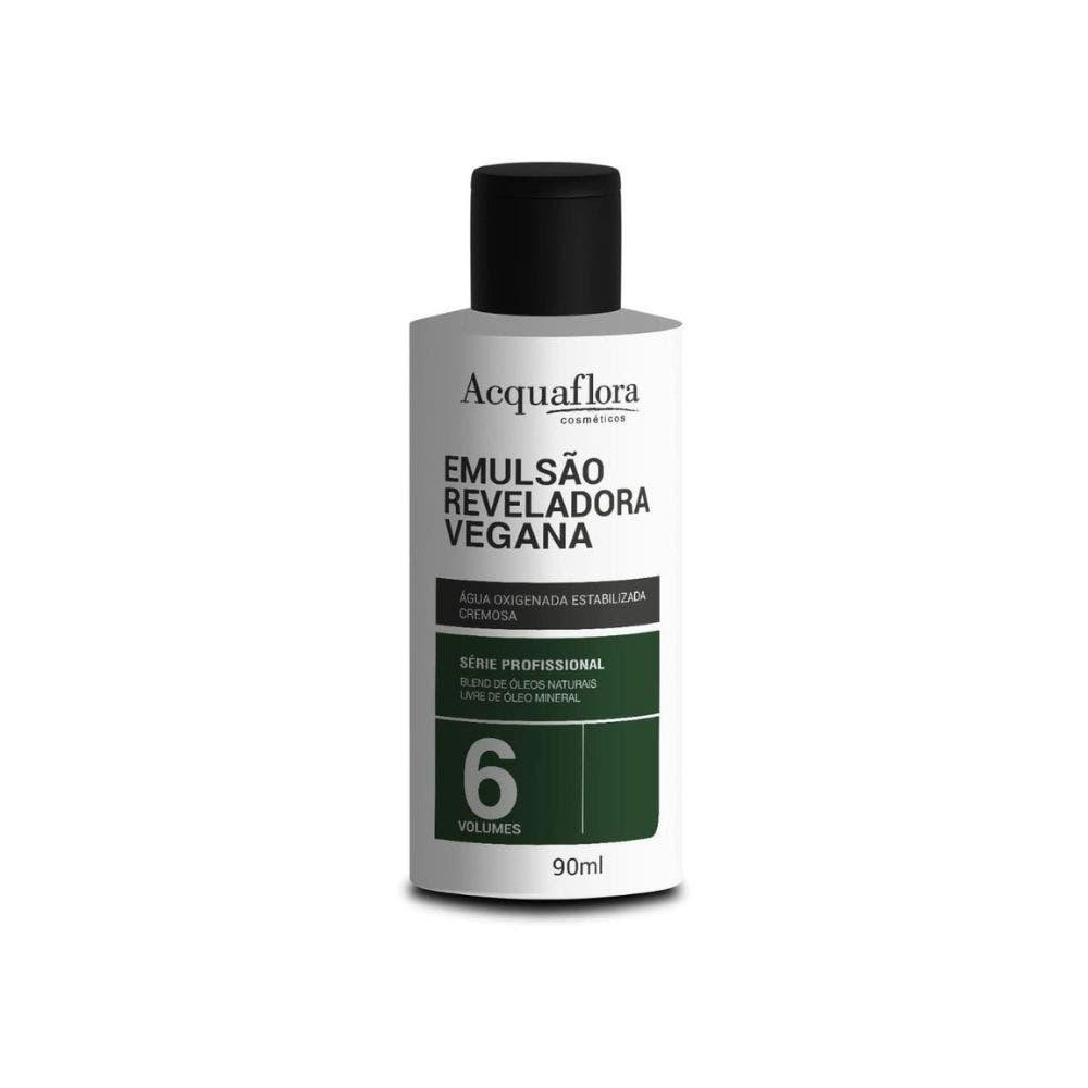 Emulsao Acquaflora Rev Vegana 6vol 90ml em Oferta na Shopee