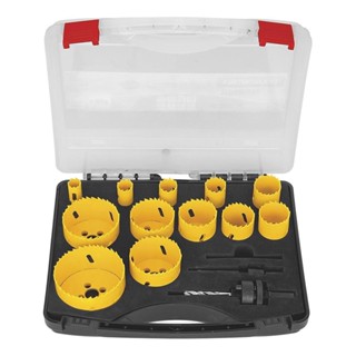 Jogo de Serras Copo Bi-Metálicas Tramontina com Dentes em Aço Rápido HSS 15 Peças em Oferta na Shopee