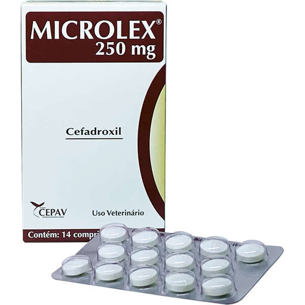 Microlex Cefadoxil com 14 Comprimidos Cepav - 250 mg