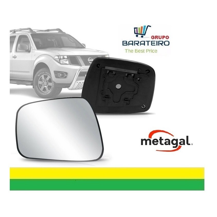 *Lente Com Base Retrovisor Nissan Frontier 2017 2020 Original *NOVO*