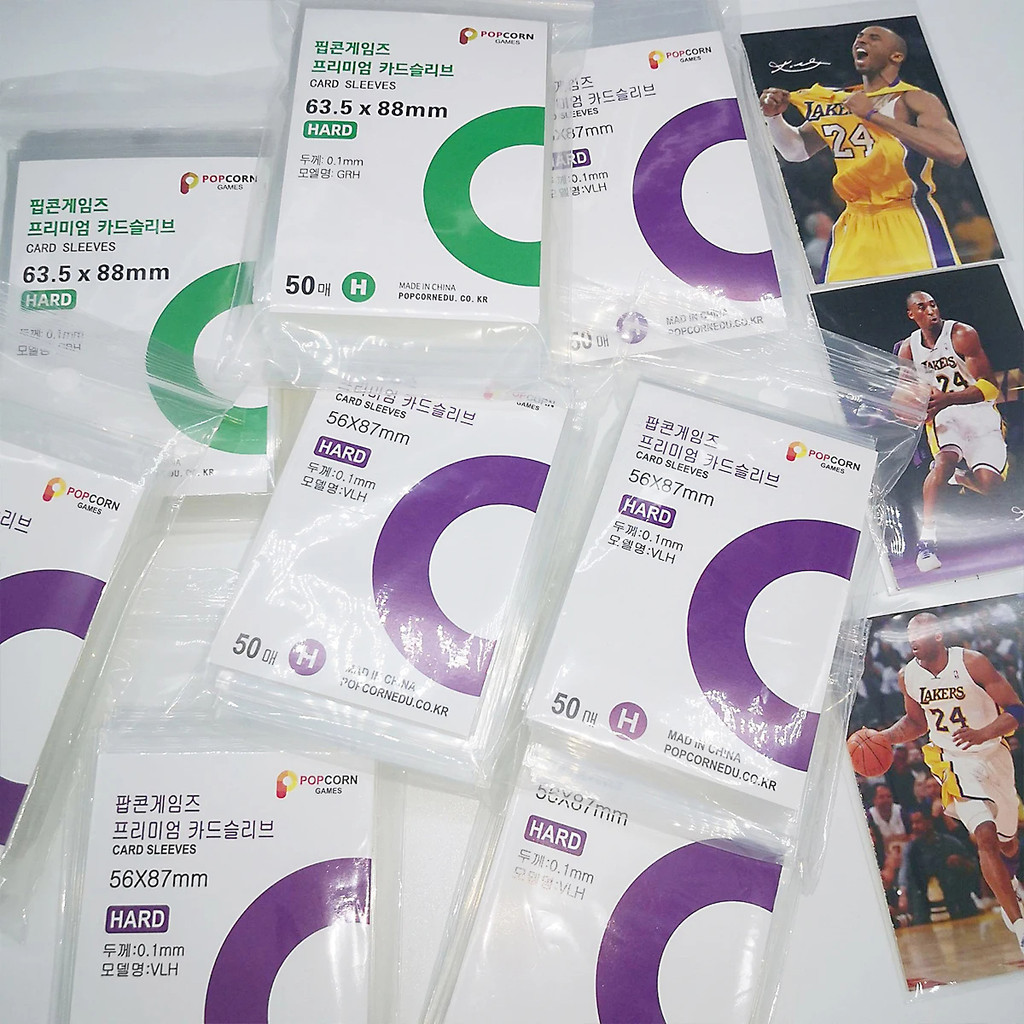 50pcs Kpop Photocard Protector Lomo Card Sleeves Binder Idol Álbum Blueberry Protetor De Filme Para Carregador De Fotocartão