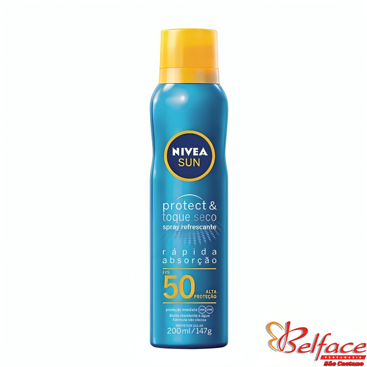 Protetor Solar Nivea Sun Protect & Fresh Spray FPS50 200ml