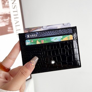 Porta-Cartões De Couro Vintage , Cruz , Crocodilo , Padrão De Fibra De Carbono , Identificação Comercial/Crédito , Bolso em Oferta na Shopee