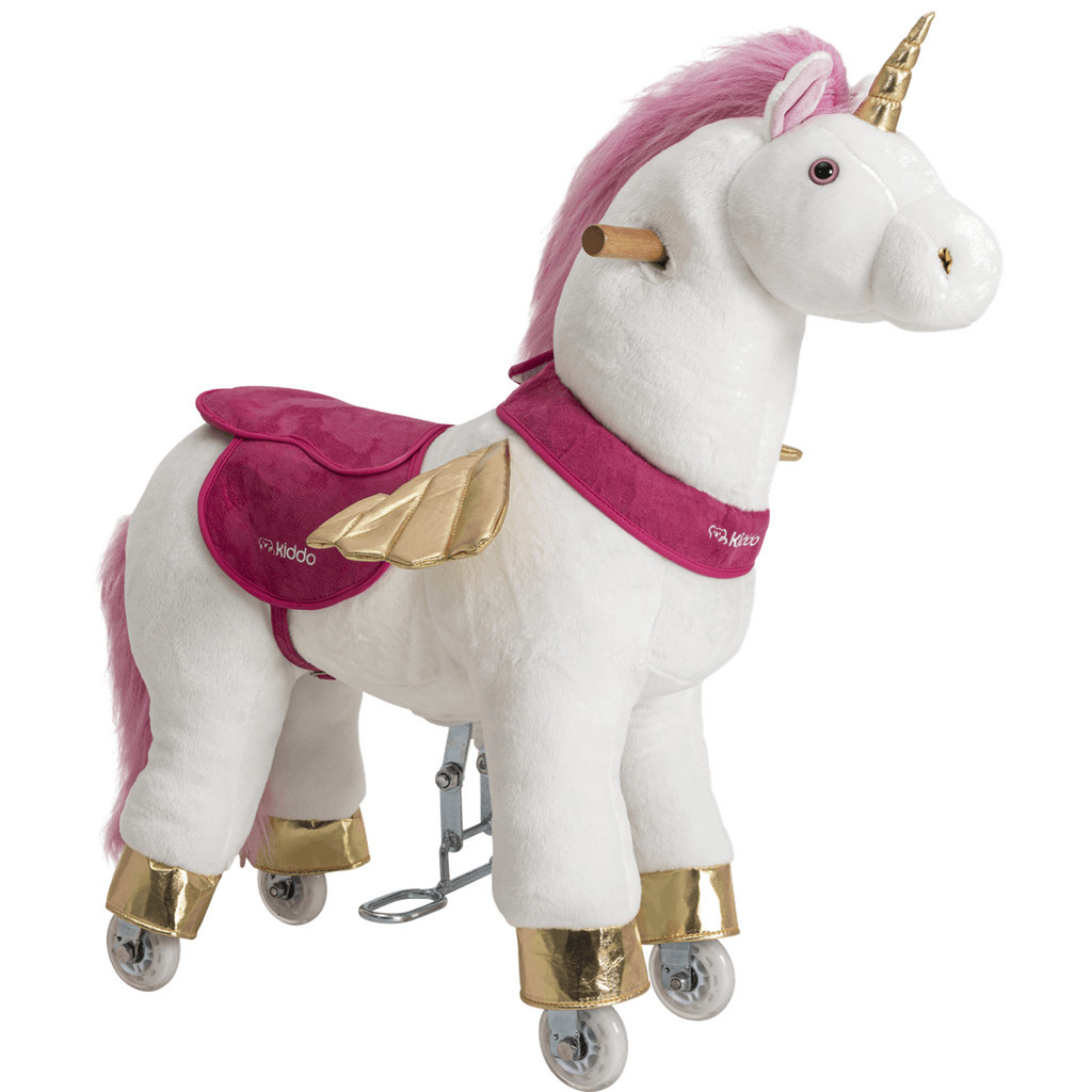 Cavalinho de Pedal Kiddo Montaria Uppi Branco Unicornio Pequeno em Oferta na Shopee