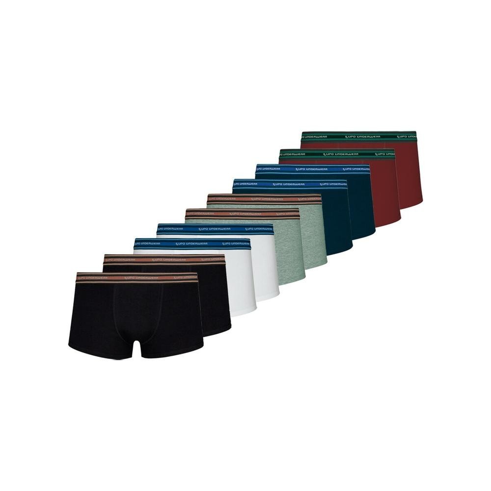 Kit com 10 Cuecas Sunga Lupo 460-003 Colorido