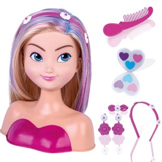 Boneca Busto Nancy Hair Com Maquiagem, Para Pentear - Super Toys em Oferta na Shopee