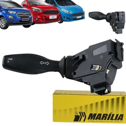 Chave Seta Ford Ecosport / New Fiesta / Ka com Computador Bordo Função Trip (BE8Z13341BA / 8A6T13335BC)