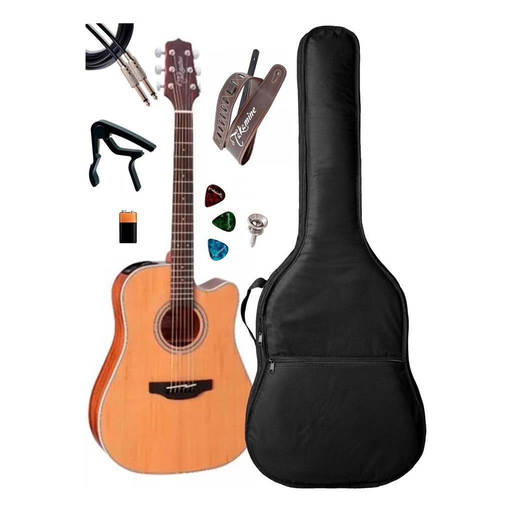 Violao Takamine Gd20ce Ns Tp-4td Kit Capa Luxo+ Acessorios