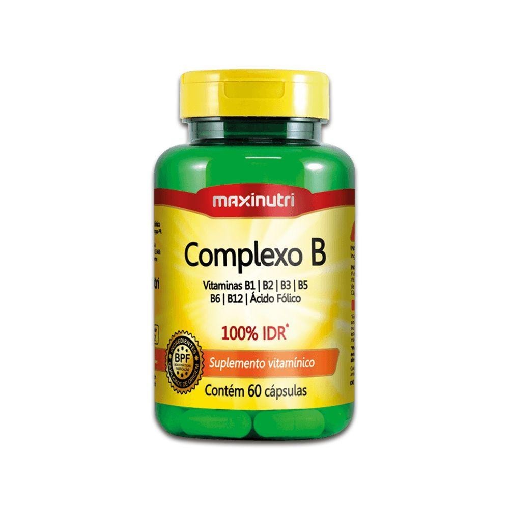 Complexo B 100% Idr 60 Cápsulas 470mg Maxinutri