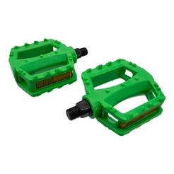 Par Pedal Infantil 1/2 Plataforma Rosca Fina Para Bike Verde