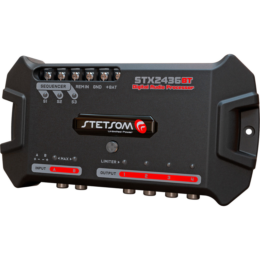 Processador de Áudio Stetsom STX 2436BT Bluetooth 2 Canais 4 Vias para Som Automotivo em Oferta na Shopee