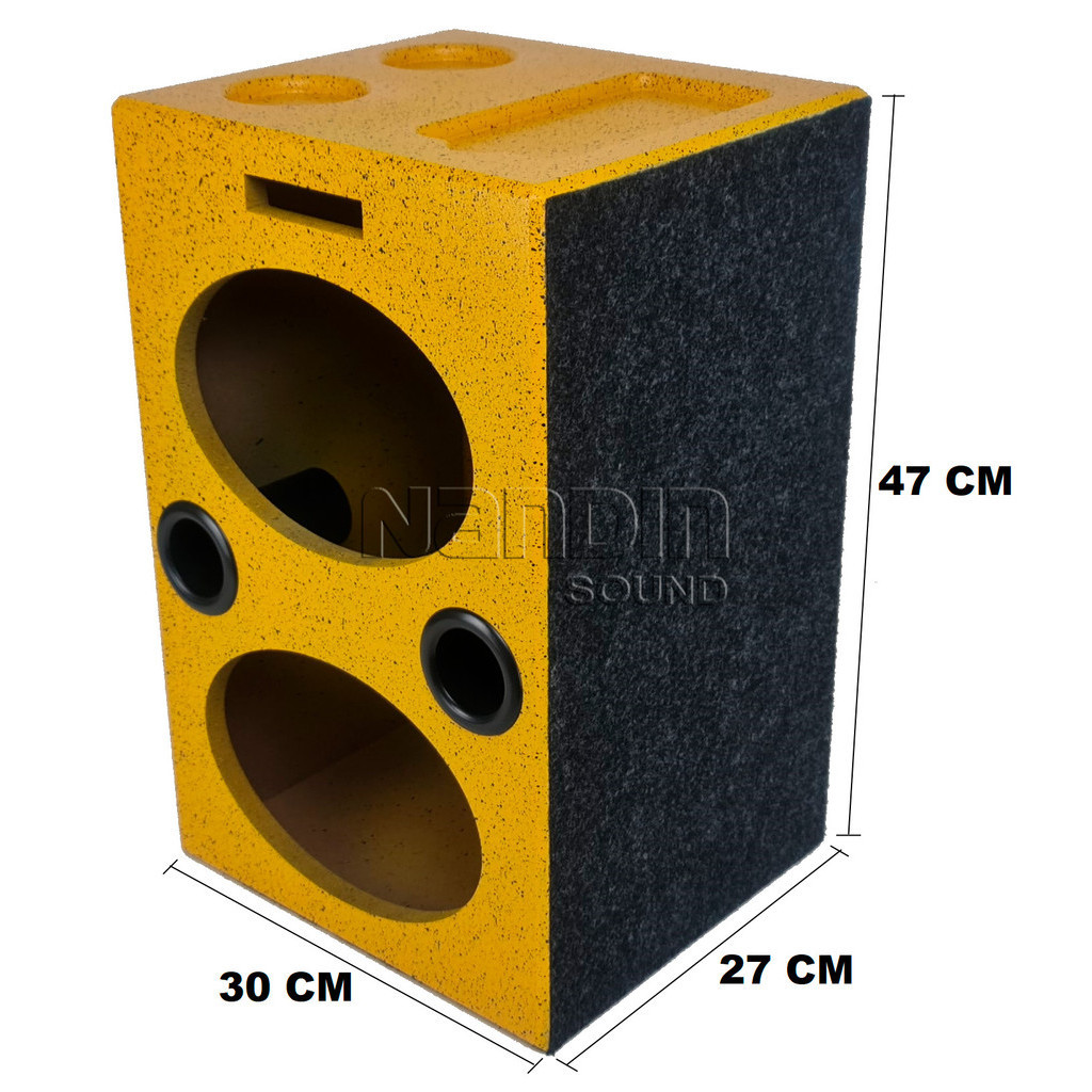 CAIXA BOB VERTICAL COM PORTA COPO ALTO FALANTE DE 6X9 POLEGADAS PLACA MP3 (L: 30 X A: 47 X P: 27)